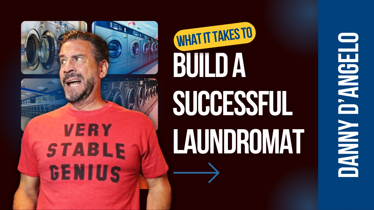Danny D’Angelo teaching laundromat business training course.